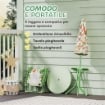 SET DA GIARDINO PER BAMBINI 2-5 ANNI CON TAVOLINO ROTONDO, 2 SEDIE PIEGHEVOLI ARTICOLO USATO SENZA OMBRELLINO 