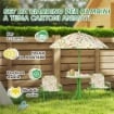 SET DA GIARDINO PER BAMBINI 2-5 ANNI CON TAVOLINO ROTONDO, 2 SEDIE PIEGHEVOLI ARTICOLO USATO SENZA OMBRELLINO 