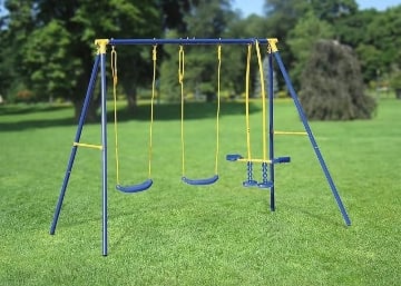 ALTALENA PER BAMBINI DAI 3 AI 12 ANNI PESO MAX 50/25 KG  - 4 POSTAZIONI  MISURA  261X142X182H