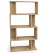 LIBRERIA IN MDF ROVERE CON QUATTRO RIPIANI SFALSATIMISURE: 70X24X127 CM ARTICOLO USATO