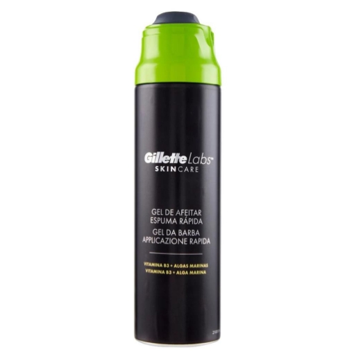 GILETTE LABS GEL DA BARBA CON SCHIUMA RAPIDA 198ML
