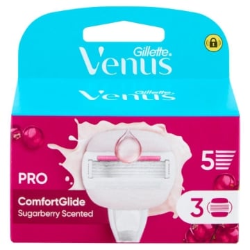 GILLETTE VENUS PRO LAMETTE DI RICAMBIO DA DONNA SUGARBERRY SCENTED - 3 PEZZI