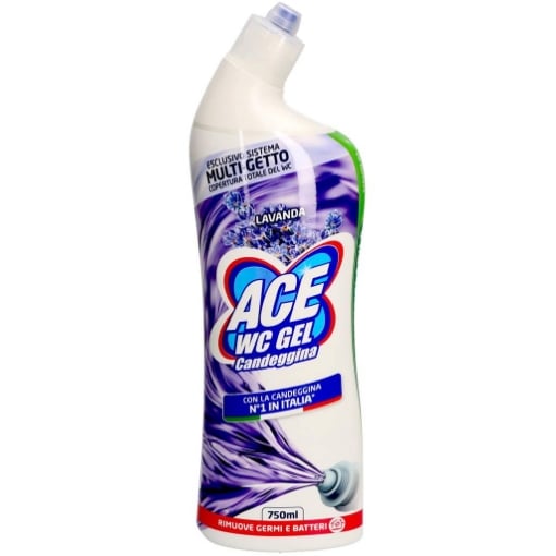 ACE WC GEL CANDEGGINA CON SISTEMA MULTIGETTO 750 ML - FRAGRANZA LAVANDA