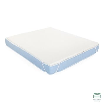 TOPPER MEMORY ANTISTRESS CON FODERA SFODERABILE E LAVABILE E 4 ELASTICI 190X160X4 